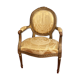 Fauteuil cabriolet de style Louis XVI époque Napoleon III