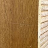 Vintage 60's curtain file cabinet