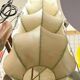 Mid-Century Modern German Cocoon Pendant Lamp by Friedel Wauer for Goldkant Leuchten, 1960s