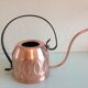 Vintage red copper watering can 60s/70s