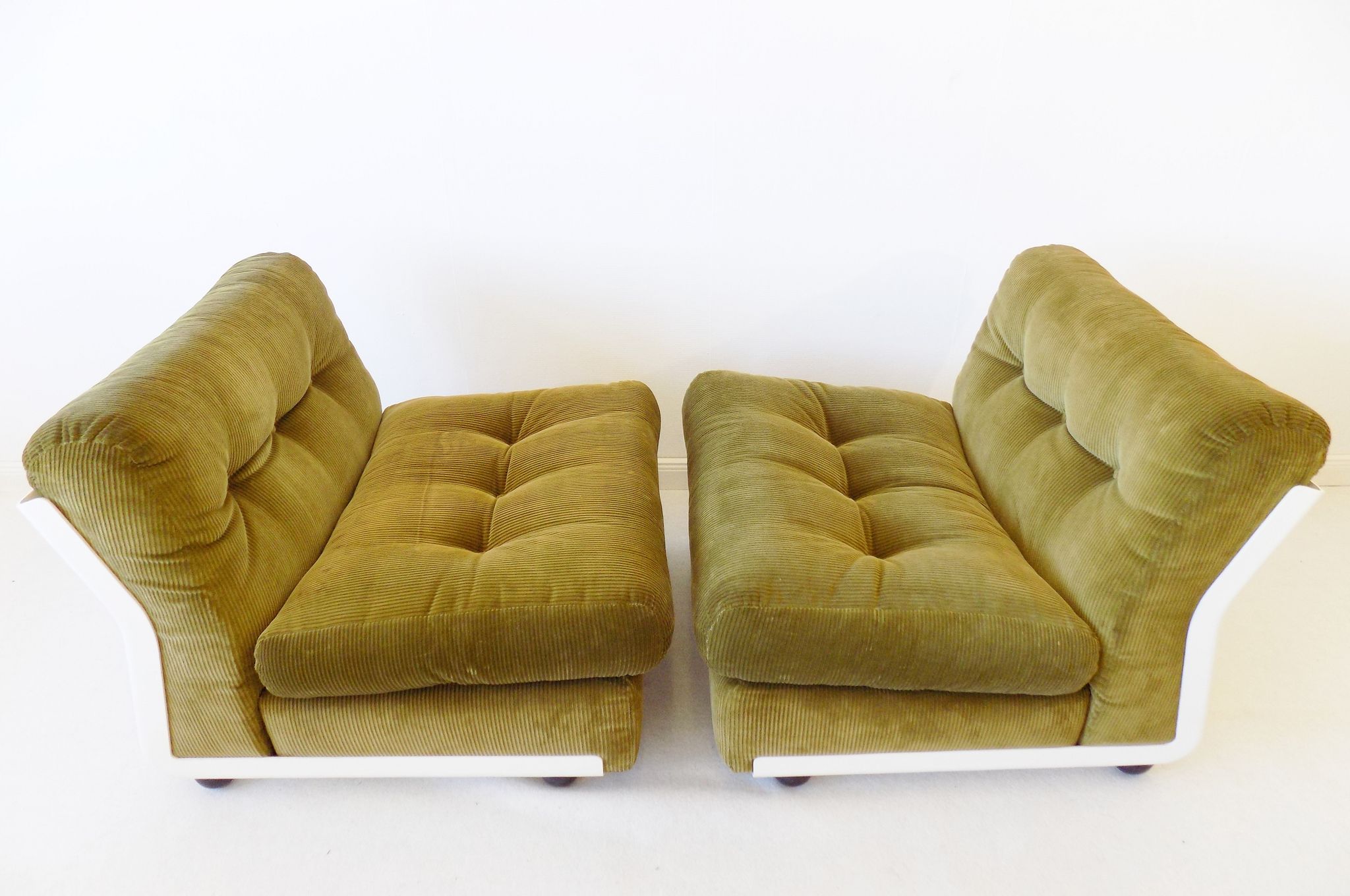 Ensemble de 2 chauffeuses de Mario Bellini 70s