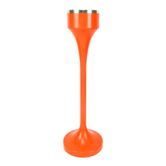 Orange standing ashtray