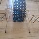 Magazine holder vintage brass structure metallic canage