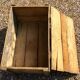 1925 menier chocolate wooden box
