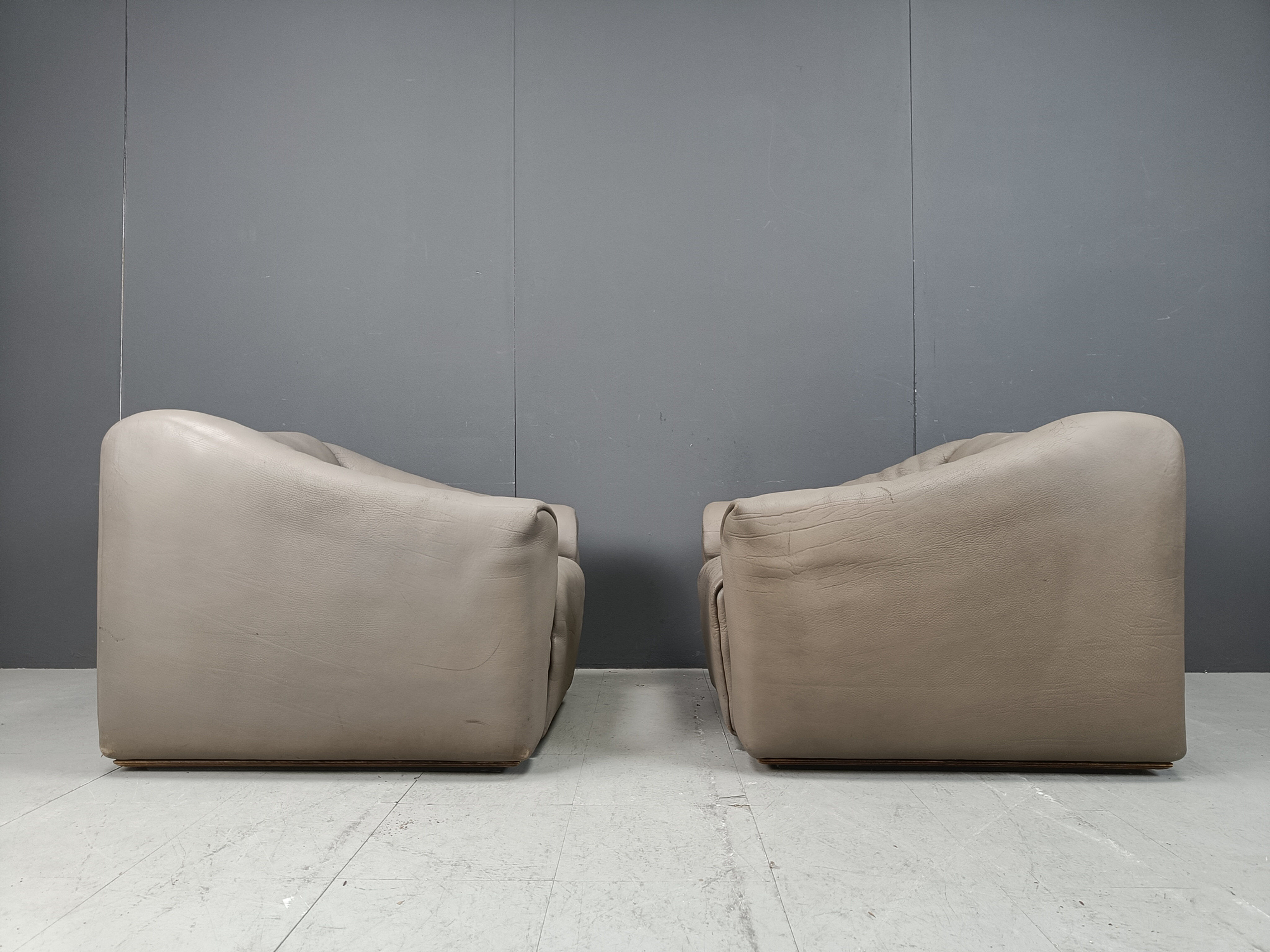 Pair of DS47 armchairs, 1970s