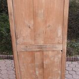 Old wooden bonnetière cabinet