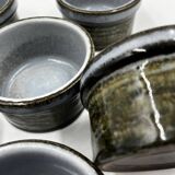 Set of 6 Ceramano Steinzeug ramekins