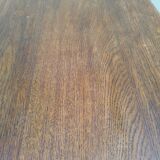 Bistro table with curved wooden legs