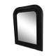 Mirror old plaster Frame matte black wood 41x53cm