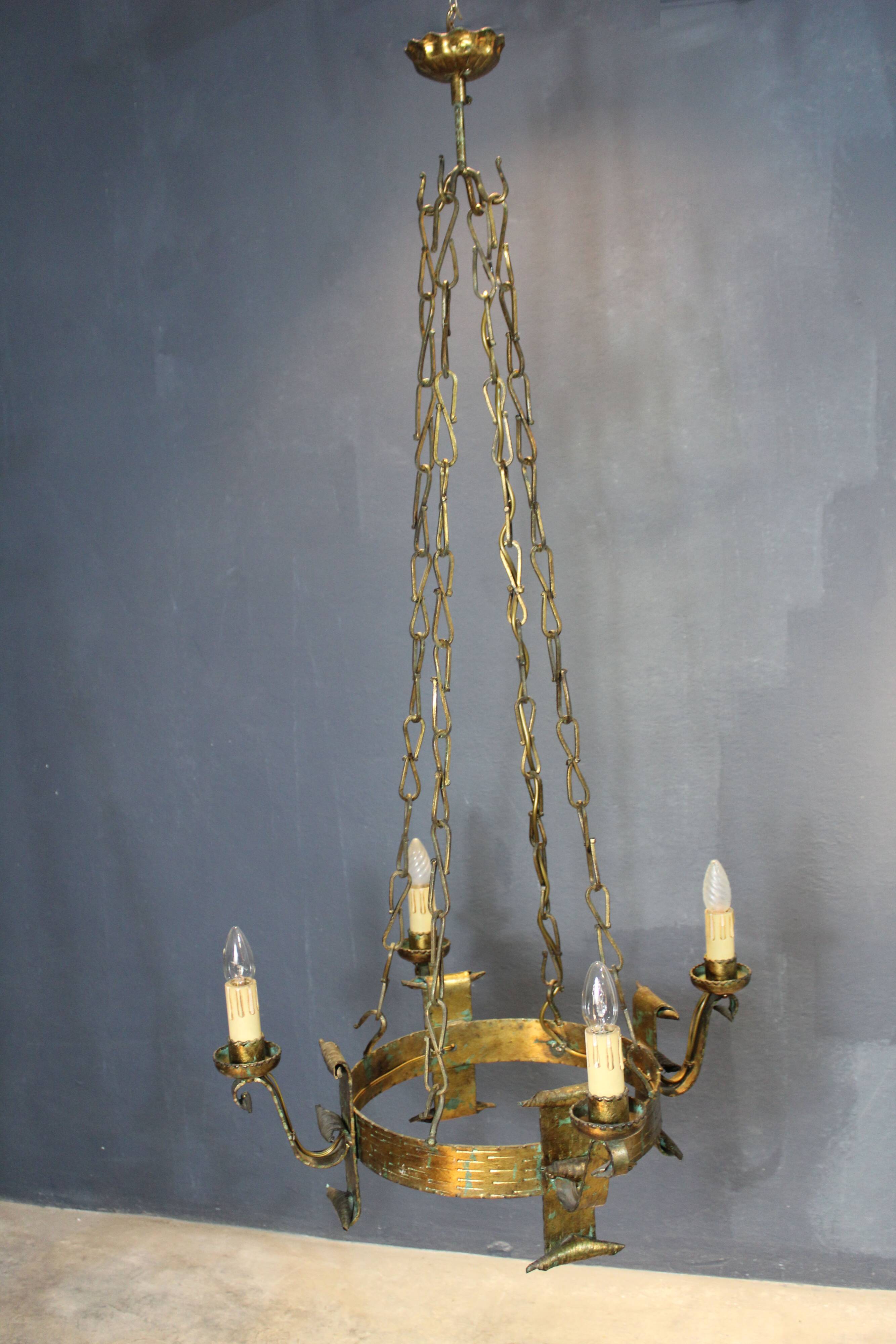 Antique Renaissance-style chandelier, Italy, 18th century