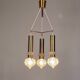 3 globe pendant chandelier