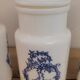 70's opaline spice jars