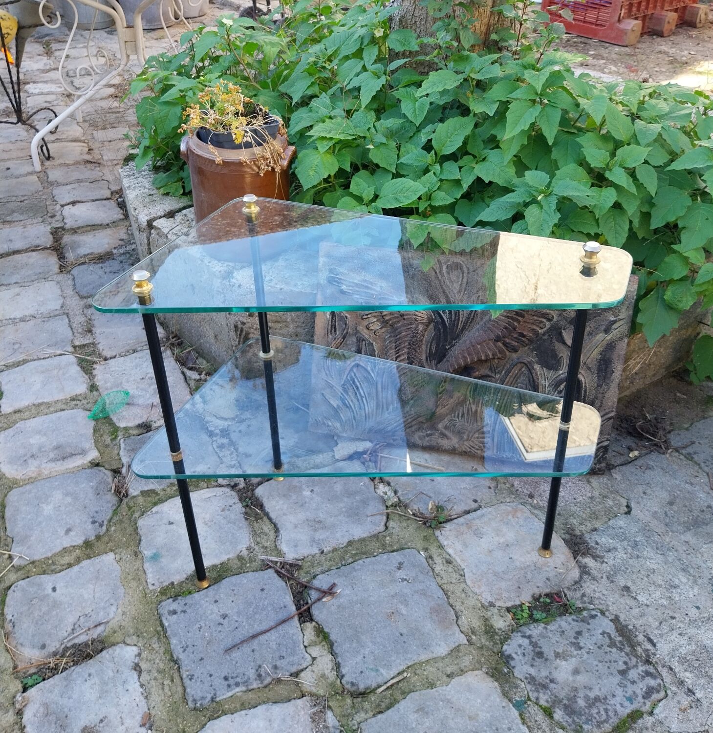 Coffee table, shelves, display stand