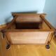 Service coffee table with wheels stamped LG