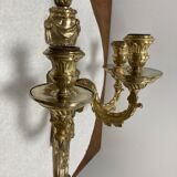 Wall light in gilded bronze