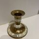 Mother-of-pearl and gilded brass candlestick