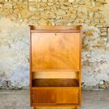 Vintage secretary on feet compass Scandinavian style, circa 50's