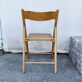 Vintage cane folding chair 80 Habitat