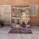 Tapis Marocain Boucherouite coloré - 159 x 265 cm