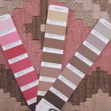 Vintage Turkish rug from Oushak, hand-woven74x358 cm