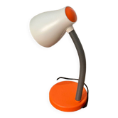 Vintage gray and orange lamp