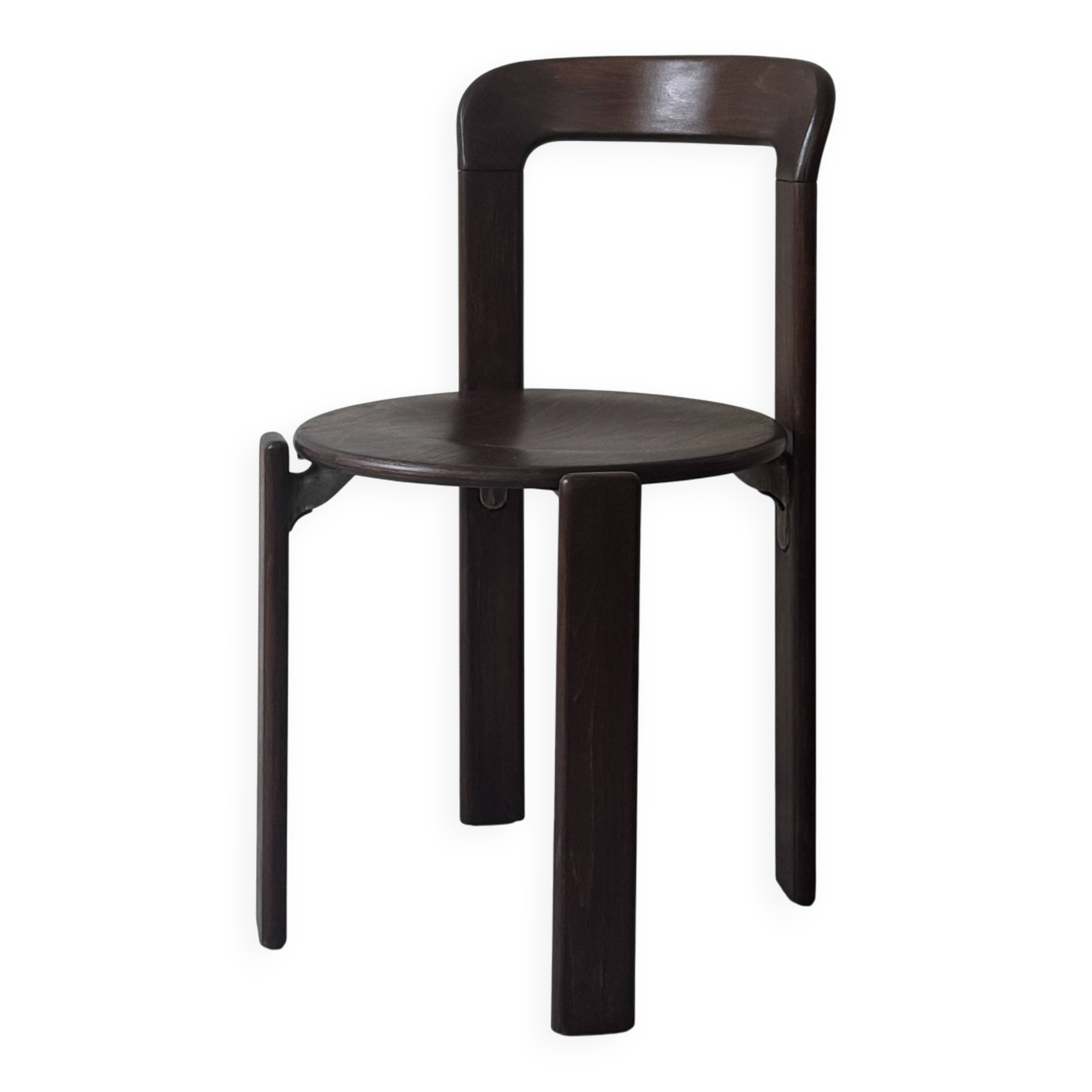 Chaise en bois d'hetre 3300 par Bruno Rey, design Suisse 1970