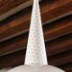 Mathieu Matégot for Holophane, modernist pendant, circa 1955-1960.