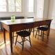 Old farm with 3 drawers table
