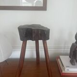 Brutalist tripod stool