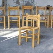 Chaises de salle à manger style Perriand