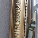 Mirror 90 x 66 cm Louis Philippe old gilded