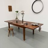 Cherry farmhouse table with 260cm extensions