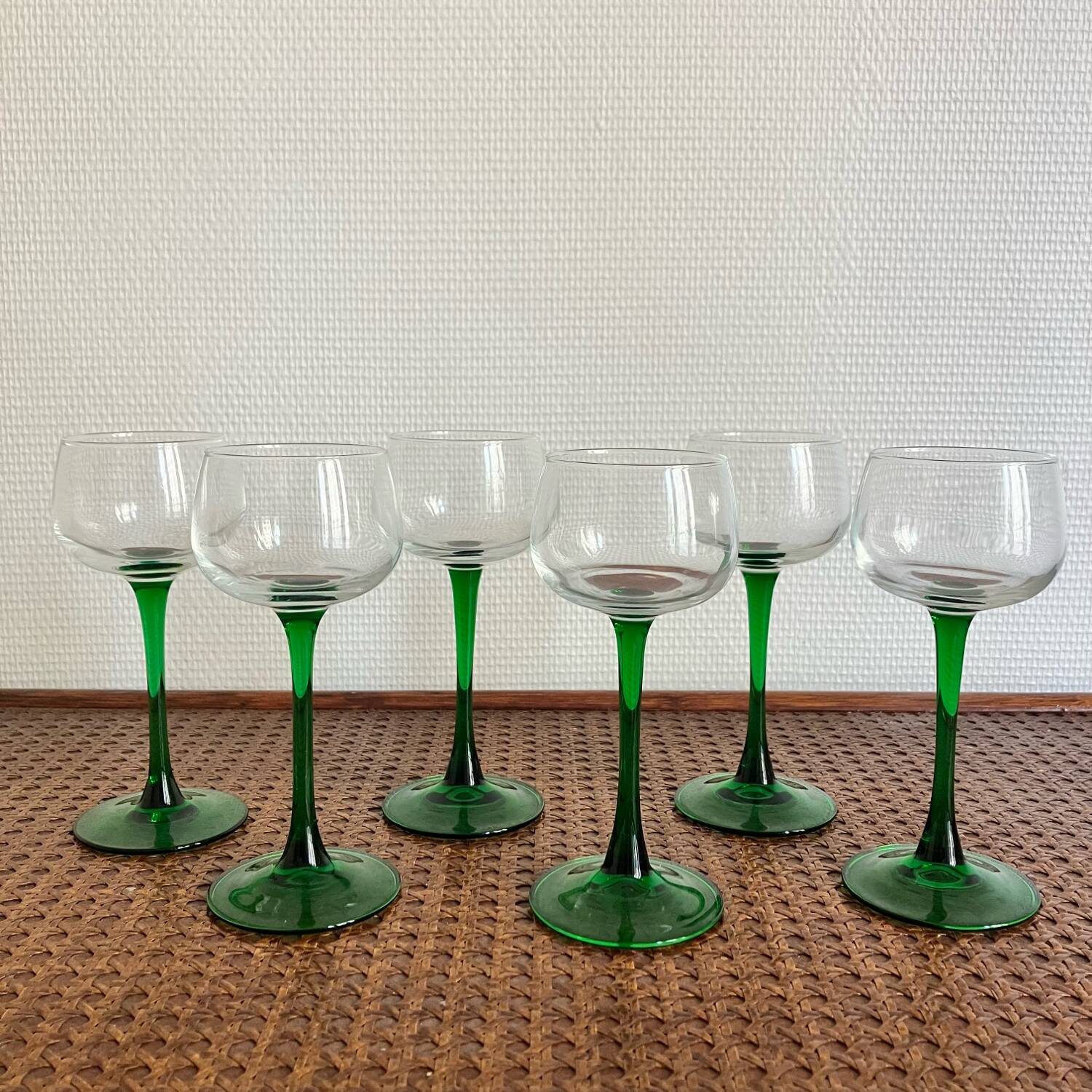 6 Alsace wine glasses