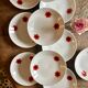 Lot de 11 assiettes creuses vintage, Scherzer Bavaria