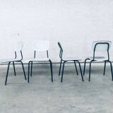 Industrial Dutch Stacking Chairs, 1960s, Set of 10