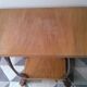 Art Deco curved feet side table