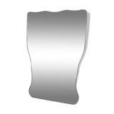 Xl mid-century brass italian mirror