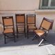 Lot de 4 chaises pliantes