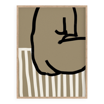 Female figure giclee art print, 50x70cm