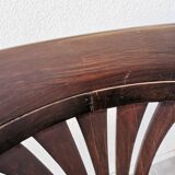 Set of 4 Vintage Bentwood Dining Chair: Mid-Century Thonet Style Armchair