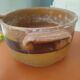 Old terracotta casserole