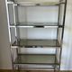Chrome metal shelf