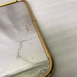 Vintage golden barber mirror