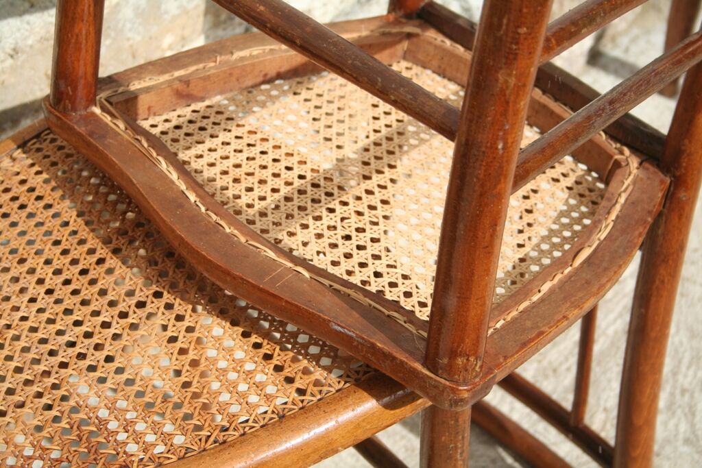 Series of 6 bistro chairs from the 1930