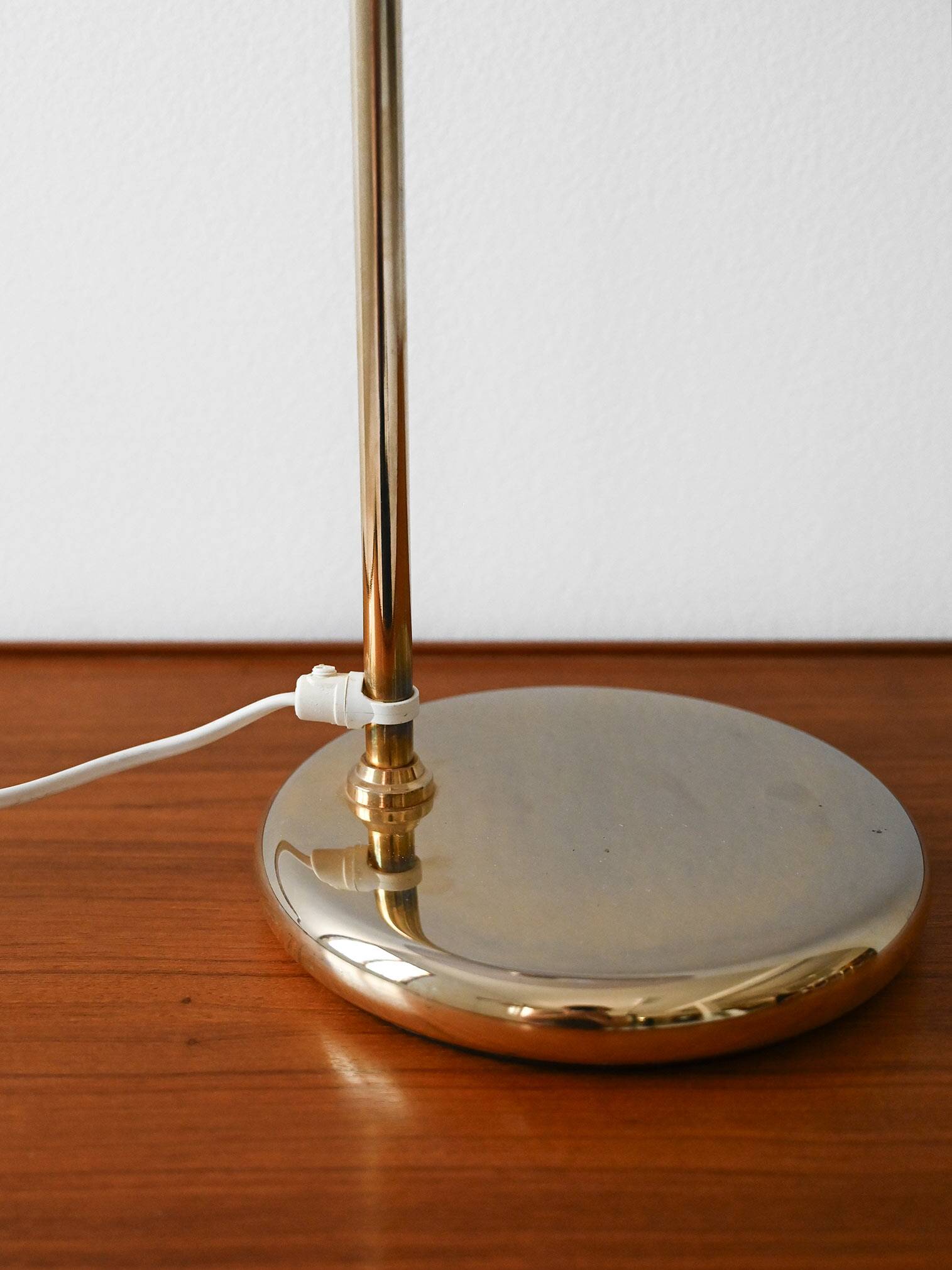 1970s gold table lamp