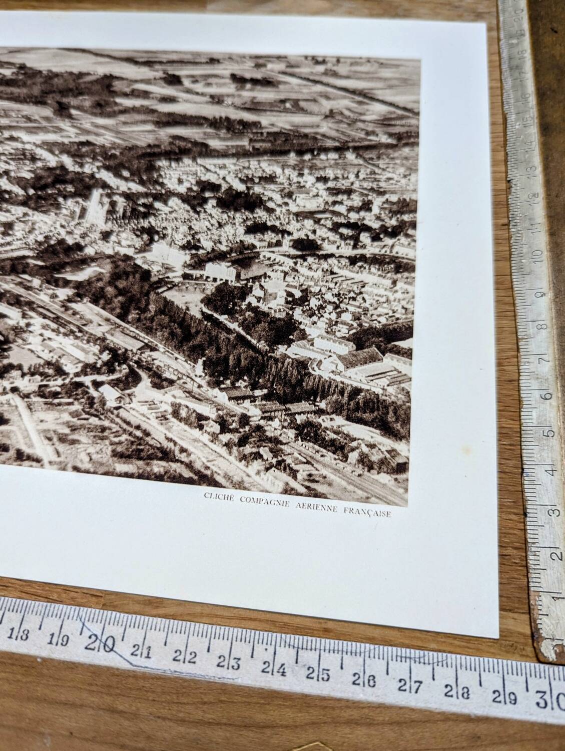 Meaux, photo plate printed in 1934.
