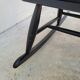 Rocking chair vintage noir 1950