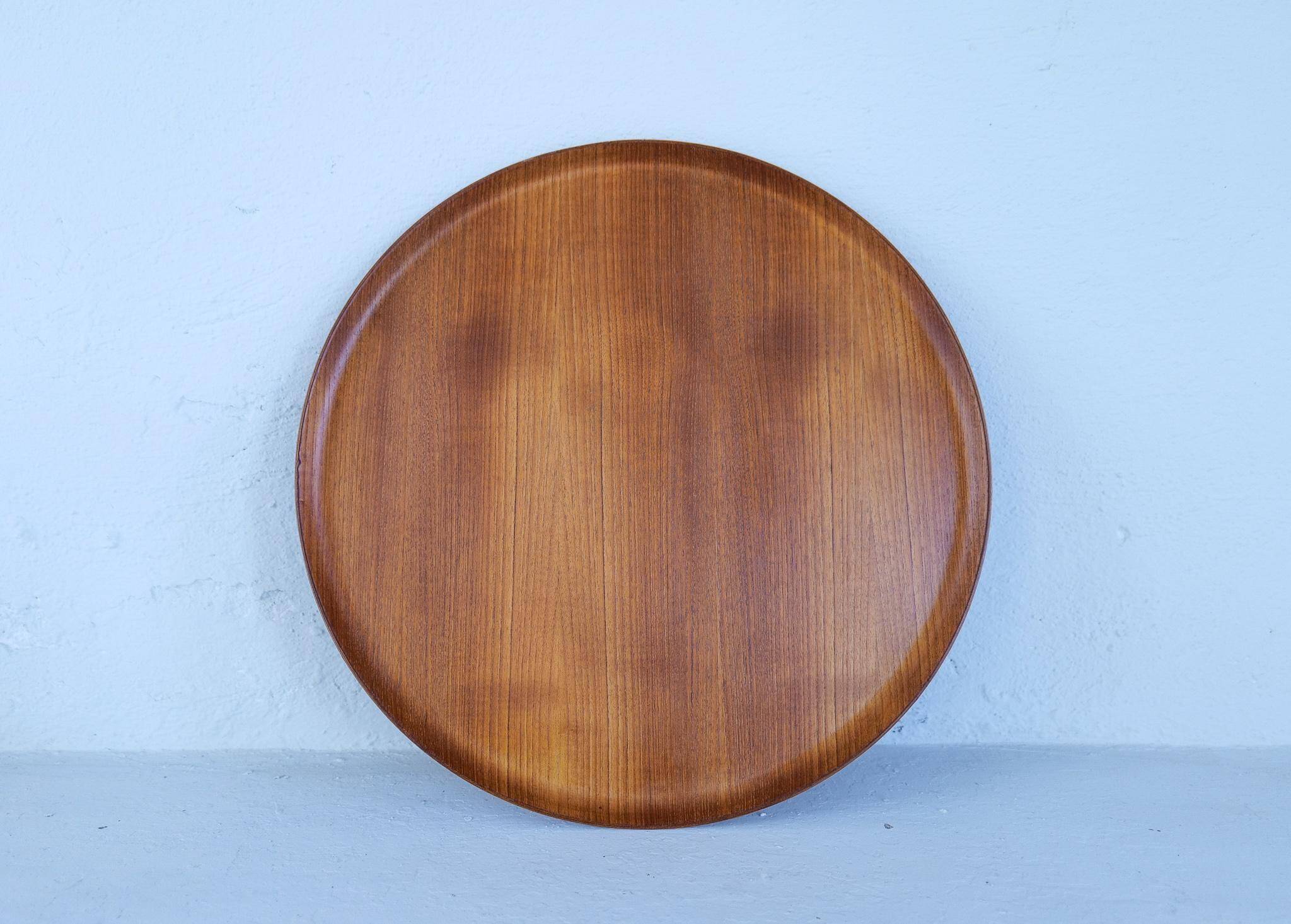 Mid-century modern teak side table/tray Sweden 1960s