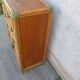 Commode bambou rotin vintage