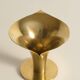 Art Deco Brass Calla Lily Candle Holder by Carl-Einar Borgström for Ystad-Metall